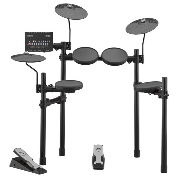 Yamaha DTX402K Electronic Drum Kit with Headphones, Stool + Sticks