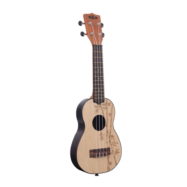 Kala Ukadelic Soprano Ukulele, Bamboo Top