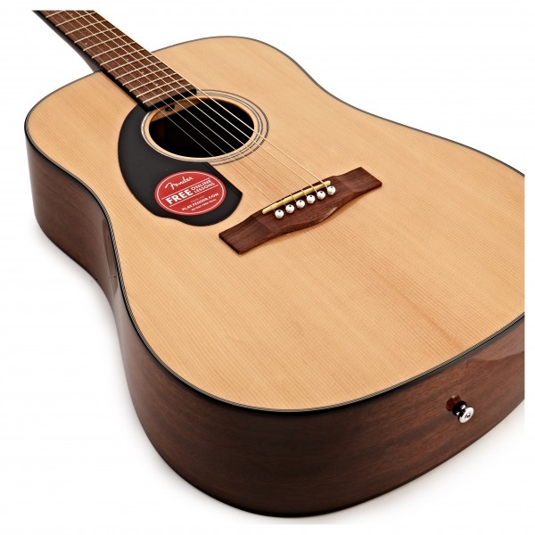 Fender CD-60S Left Handed Acoustic, Natural