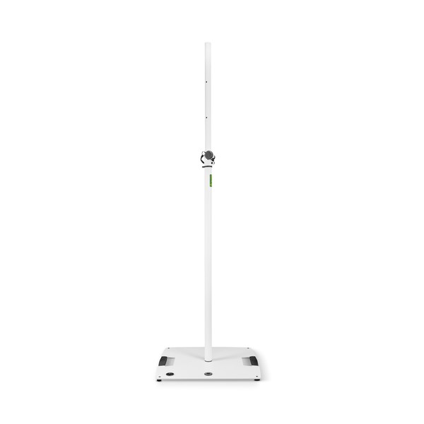 Gravity LS431W Square Base Steel Lighting Stand, White