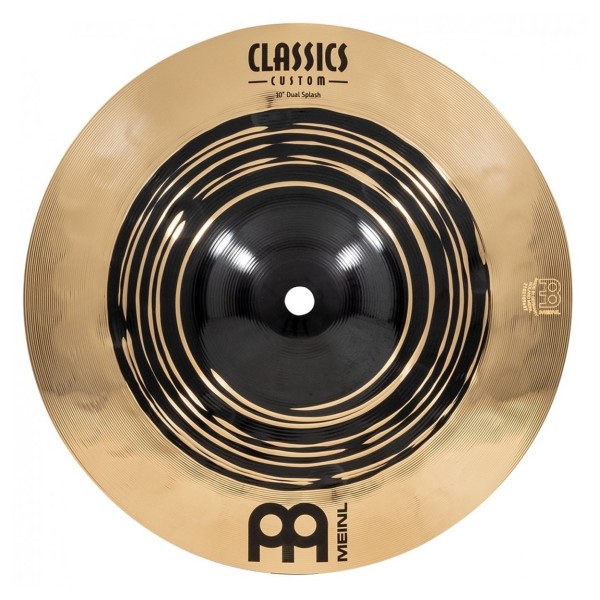 Meinl Classics Custom Dual 10" Splash & Gear4music Deluxe Weighted Cymbal Grabber Arm