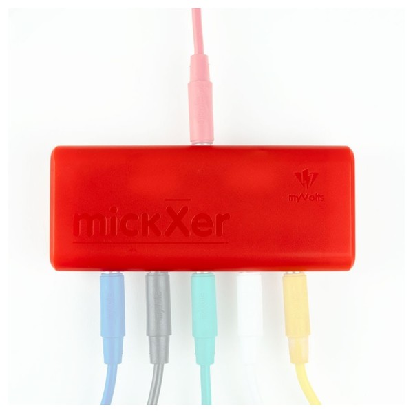 myVolts MickXer 5-Way Passive Mixer, Red