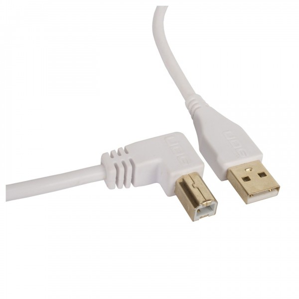 UDG Cable USB 2.0 (A-B) Angled 2M White