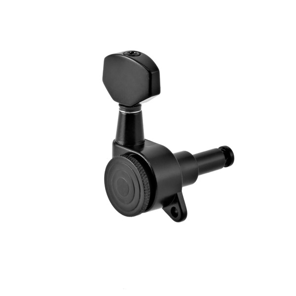 Guitarworks Locking Machine Heads, 6-In-Line, Black