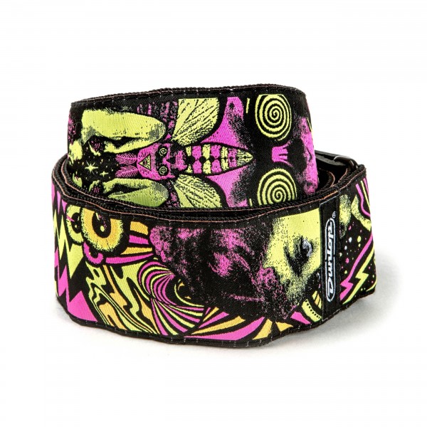 Dunlop ILD06 ILOVEDUST Guitar Strap, Smoking Moon Orange