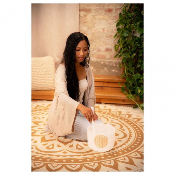 Meinl Sonic Energy Crystal Singing Bowl 8", Flower of Life