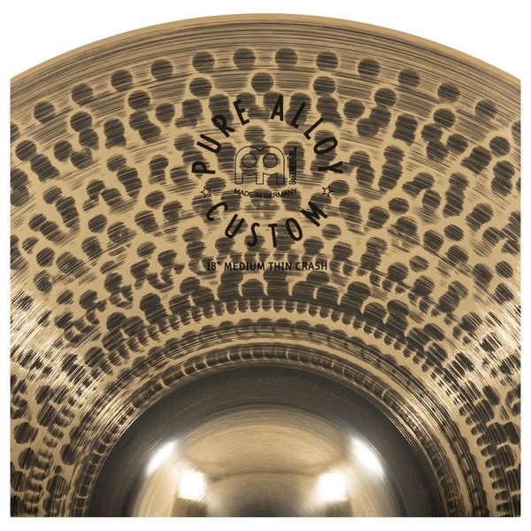 Meinl Pure Alloy Custom 18" Medium Thin Crash