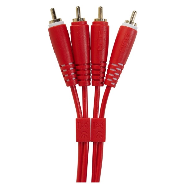 UDG Ultimate Cable RCA - RCA Straight 1.5m (Red)