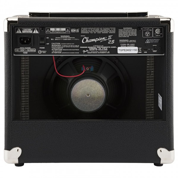 Fender Champion II 25 Guitar Amplifier Combo with Effects