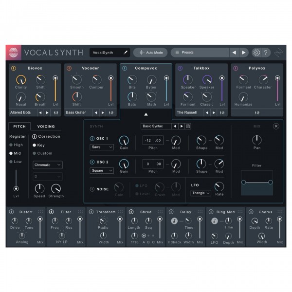 iZotope VocalSynth 2