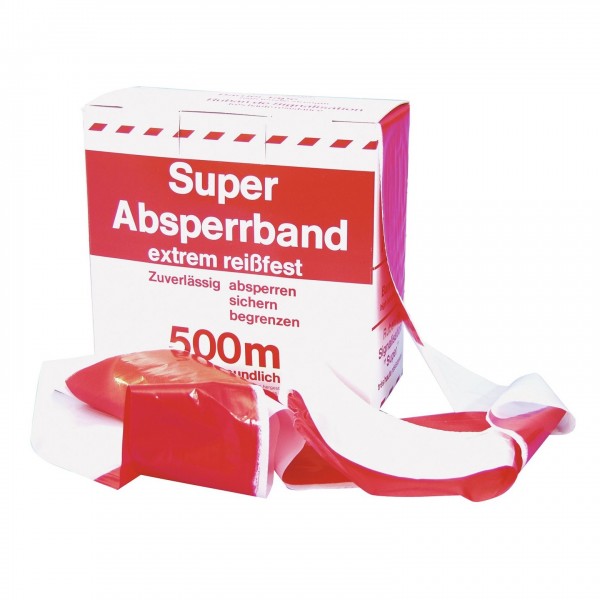 Steinigke Red/White Barrier Tape 500m x 80mm