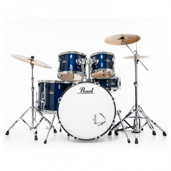 Pearl Roadshow 6pc Drum Kit w/Sabian Cymbals, Royal Blue Metallic