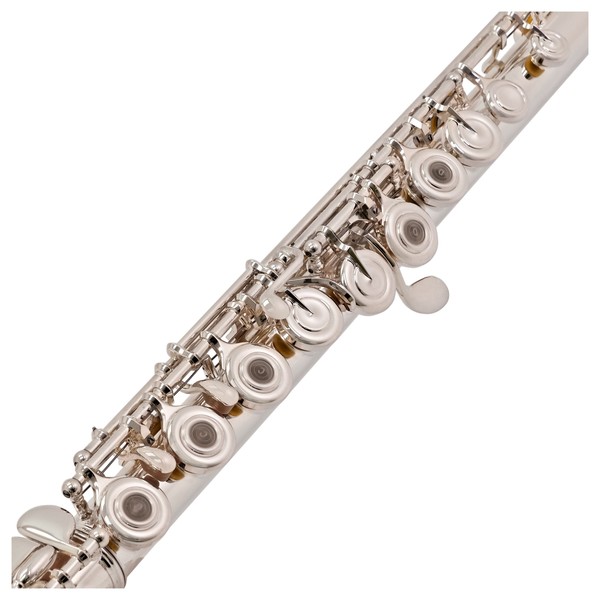 Yamaha YFL372 Flute, Silver Headjoint, Gold Lip Plate, Open Hole