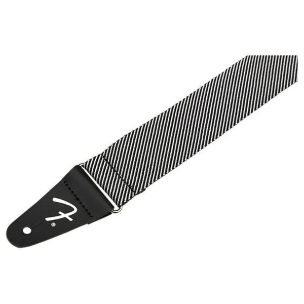 Fender 2" Modern Tweed Strap, White and Black Tweed