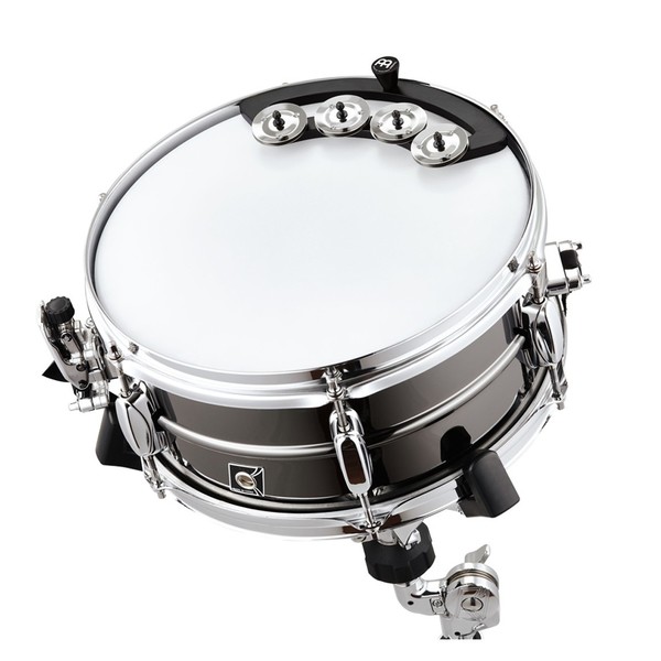 Meinl Percussion Backbeat Tambourine 10"- 12", Black