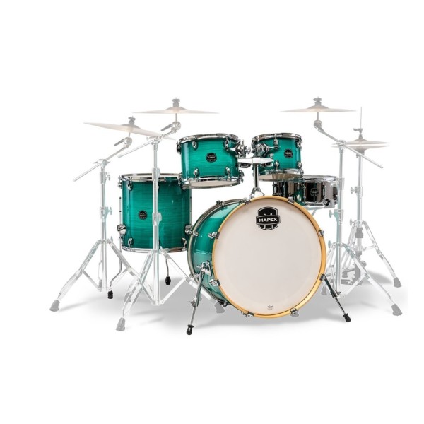 Mapex Armory 22" Rock Fusion 5pc Shell Pack w/Bag Set, Jade Stone Burst