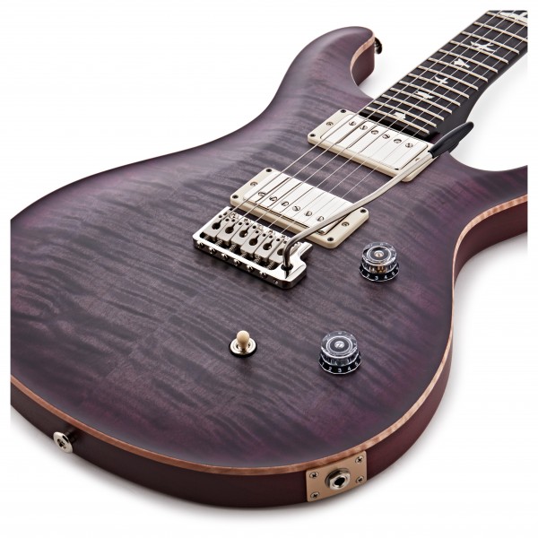 PRS CE24 57/08's Ebony Fingerboard, Satin Grey Black Purpleburst #0357665