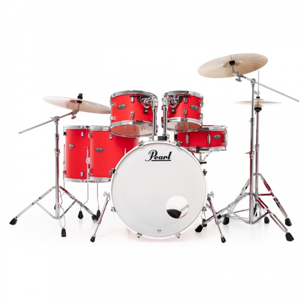 Pearl Decade Maple 22" 6pc Shell Pack, Matte Racing Red
