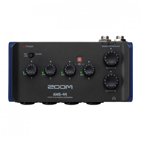 Zoom AMS-44 Audio Interface for Music and Streaming