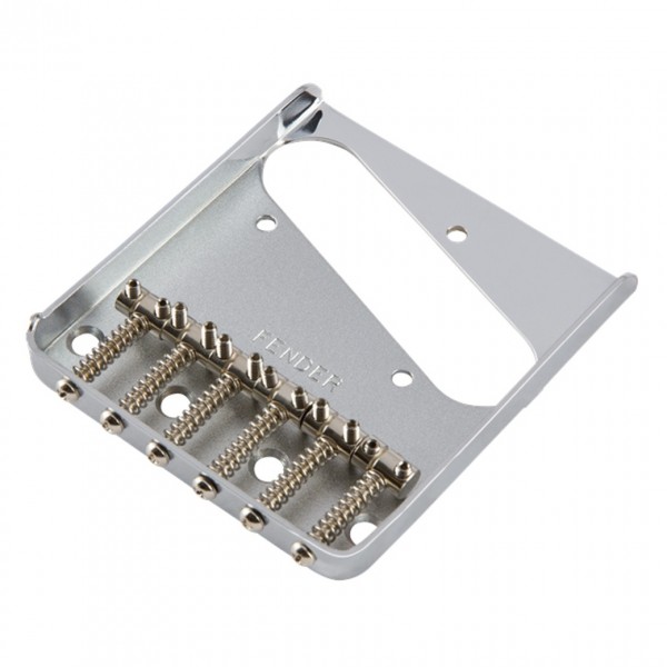 Fender 6-Saddle Vintage-Syle Telecaster Bridge Assembly, Chrome