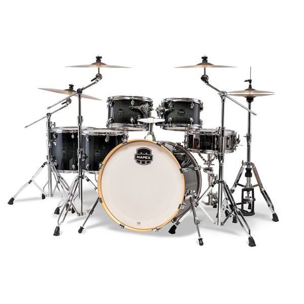 Mapex Armory 22" LA Fusion 6pc Shell Pack, Black Onyx Burst