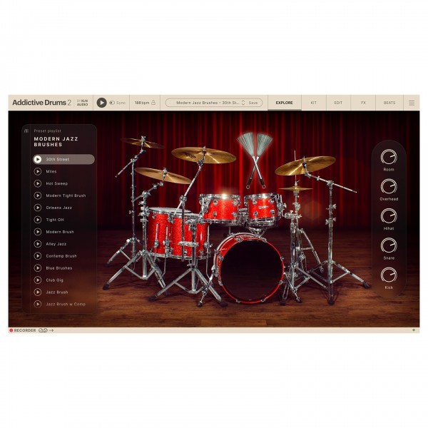 XLN Addictive Drums 2: Modern Jazz Brushes ADpak