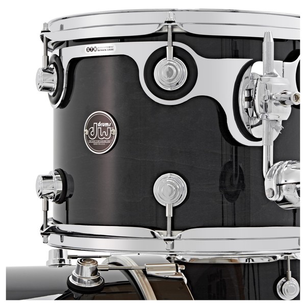 DW Drums Performance Series 22" 3 Piece Shell Pack, Ebony Stain
