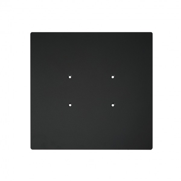 Equinox Quad Steel DecoTruss 500mm Base Plate, Black