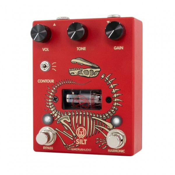 Walrus Audio Silt Harmonic Fuzz Pedal, Red