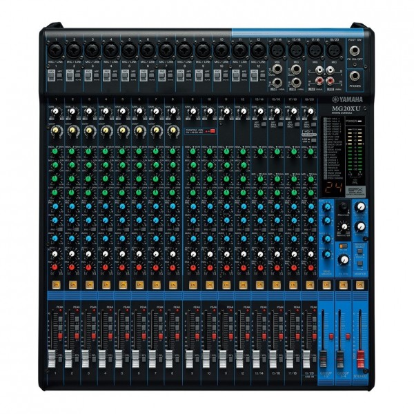 Yamaha MG20XU Analog USB Mixer with Gear4music Bag