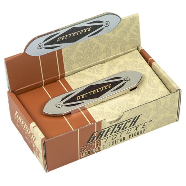 Gretsch Deltoluxe Acoustic Guitar Pickup, Chrome