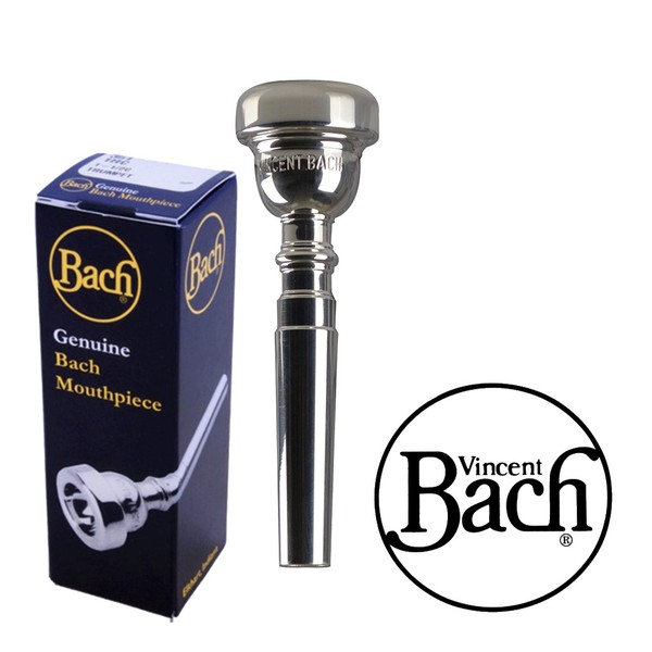 Bach 1C Trumpet Mouthpiece, Silver