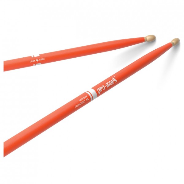 Promark Classic Forward 5B Orange Hickory, Wood Tip