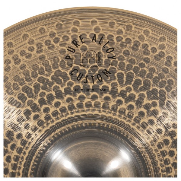 Meinl Pure Alloy Custom 18" Medium Crash Cymbal