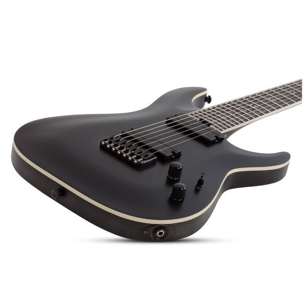Schecter C-7 SLS Evil Twin 7 String, Satin Black