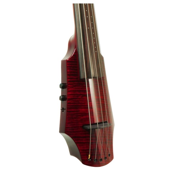 NS Design WAV5 Electric Cello, Transparent Red