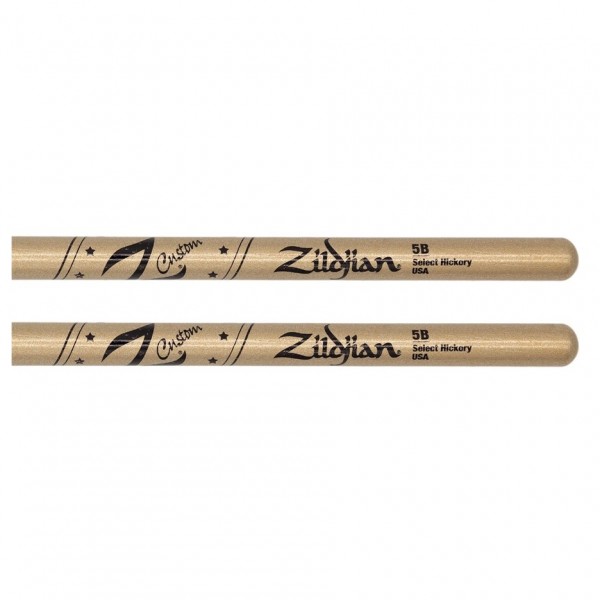 Zildjian Ltd Edition Z Custom 5B Gold Chroma Drumsticks