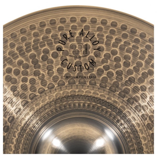 Meinl Pure Alloy Custom 17" Medium Thin Crash Cymbal