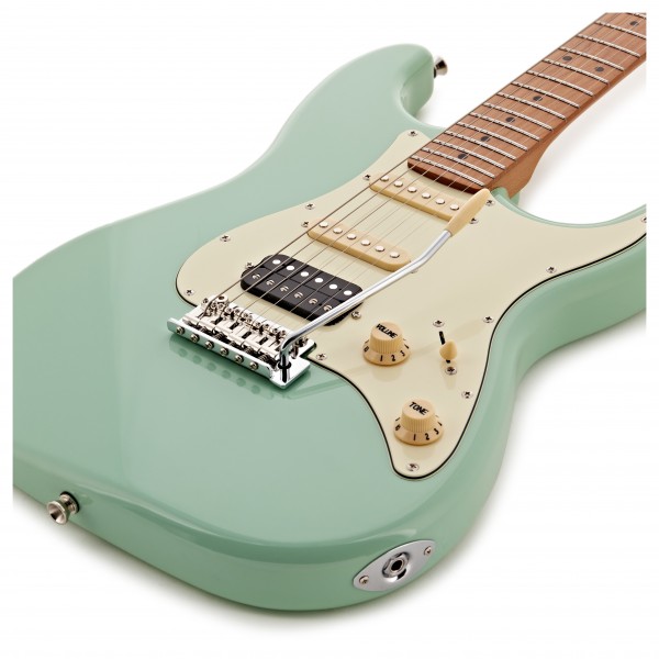 JET Guitars JS-400 HSS Roasted Maple, Sea Foam Green
