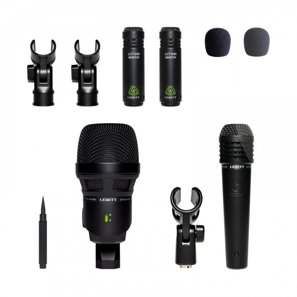 Lewitt BEATKIT 4-Piece Drum Microphone Set