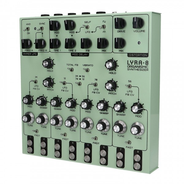 SOMA Laboratory Lyra-8 Analog Synthesizer, Green
