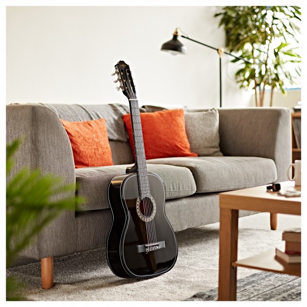 Classical Guitar Pack, Black, by Gear4music