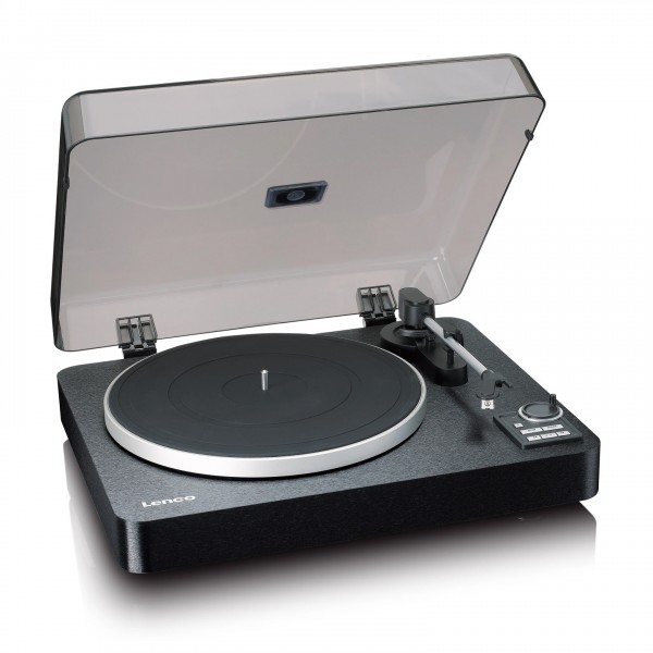 Lenco LBTA-165BK Fully Automatic Bluetooth Turntable, Black