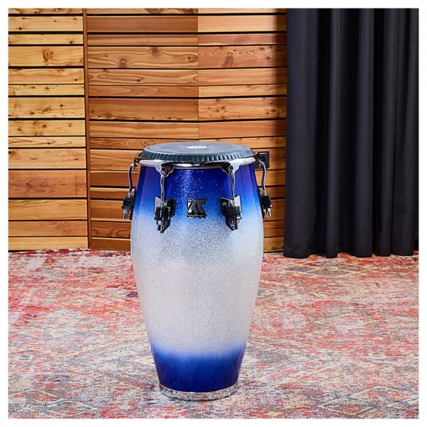 Meinl Percussion Artist Series William Kachiro Conga 11 3/4", Calfskin Skyndeep Heads, Electric Sky