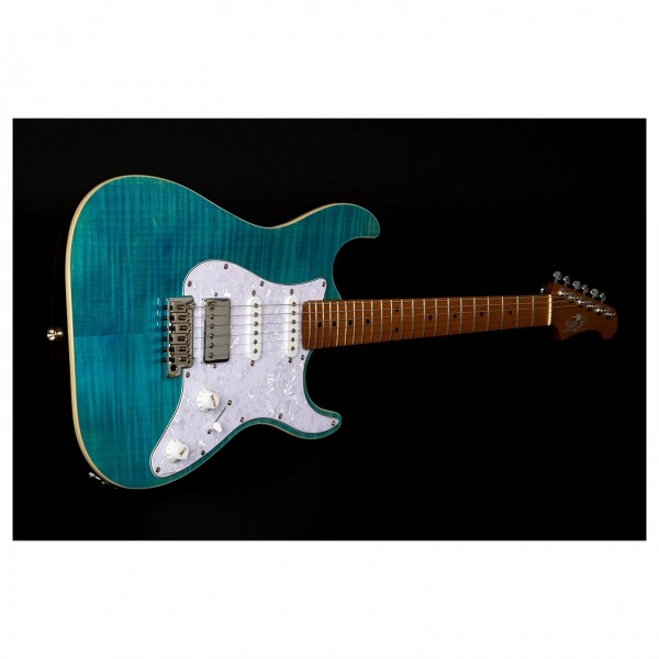 JET Guitars JS-450 Flamed Maple, Ocean Blue