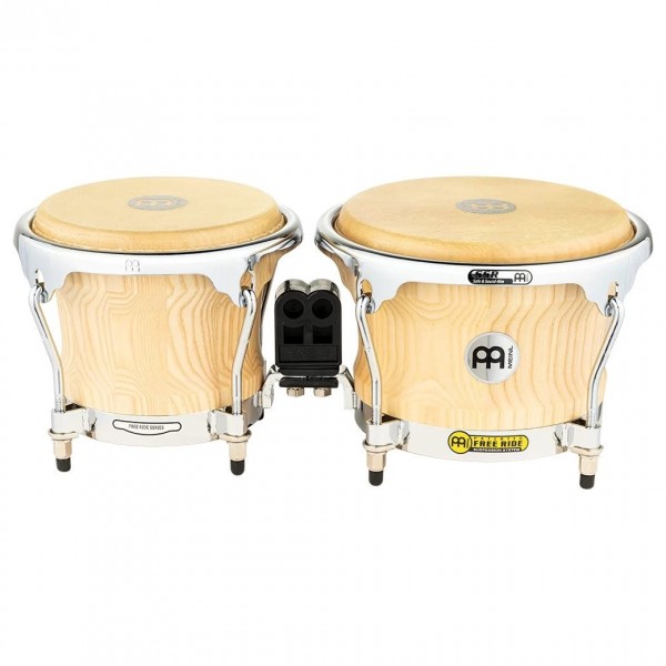 Meinl Free Ride Collection Series Wood Bongo - Natural Finish