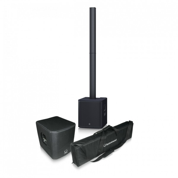Turbosound iP2000 Column PA System with Bags