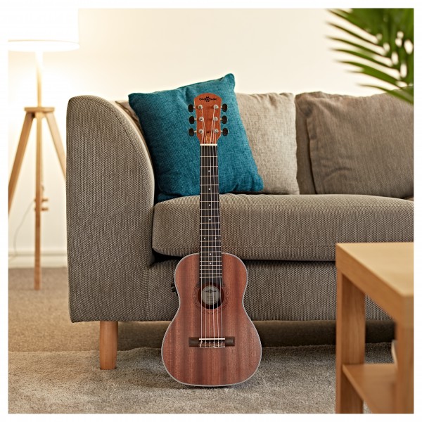 Sapele Electro-Guitalele by Gear4music