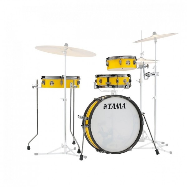 Tama Club-JAM Pancake 18" 4pc Shell Pack w/Bag Set, Electric Yellow