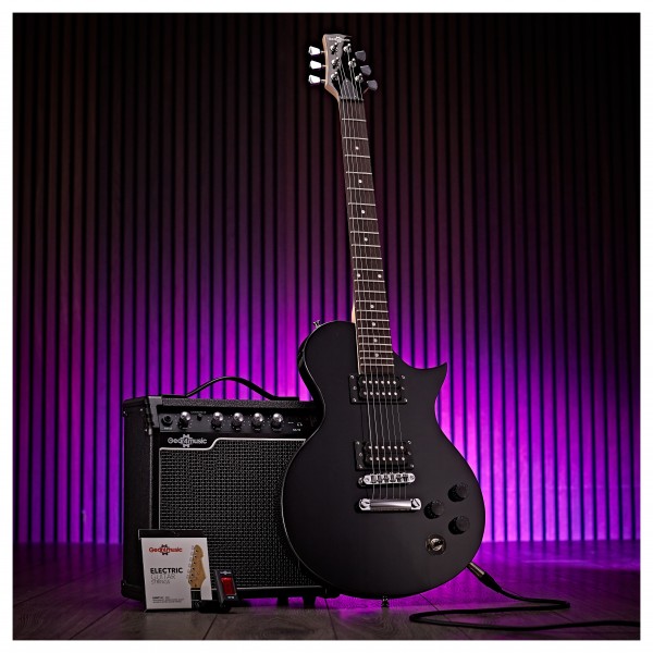 New Jersey Classic Electric Guitar + 15W Pack, Black